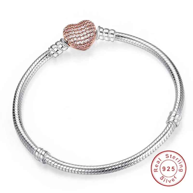 925 Sterling Silver Snake Chain Bracelet