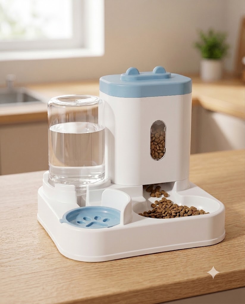 PawStation™ — 2-in-1 Automatic Food & Water Dispenser for Pets