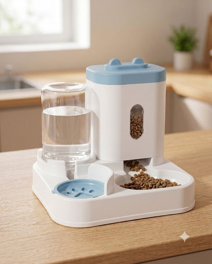 PawStation™ — 2-in-1 Automatic Food & Water Dispenser for Pets