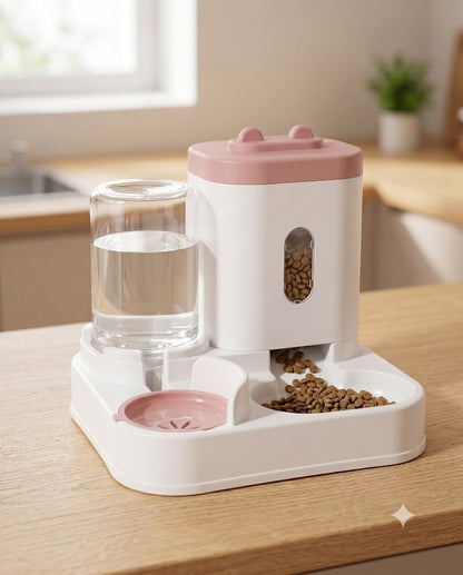 PawStation™ — 2-in-1 Automatic Food & Water Dispenser for Pets