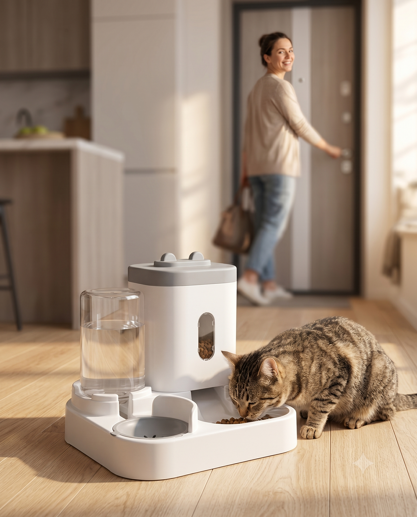 PawStation™ — 2-in-1 Automatic Food & Water Dispenser for Pets