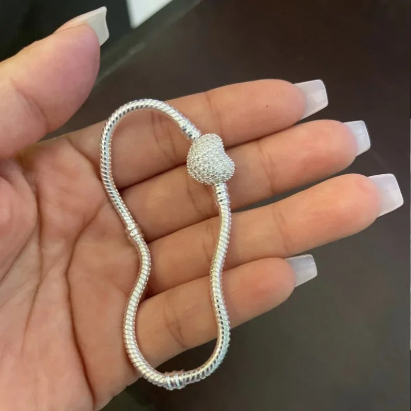 925 Sterling Silver Snake Chain Bracelet