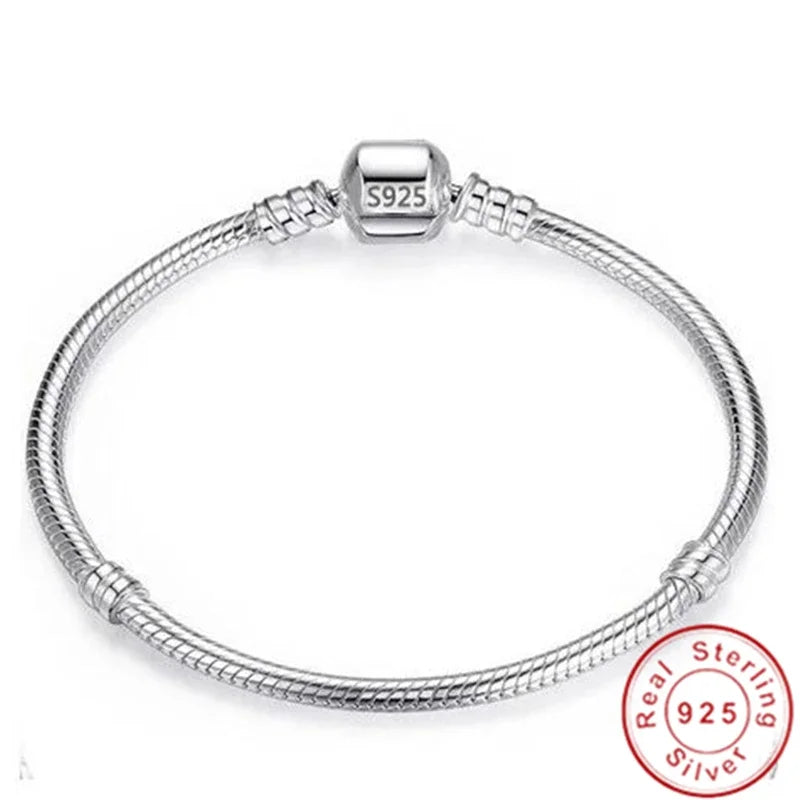 925 Sterling Silver Snake Chain Bracelet