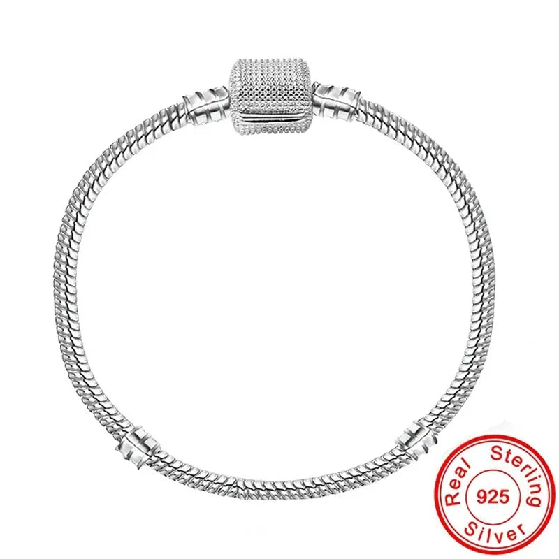 925 Sterling Silver Snake Chain Bracelet