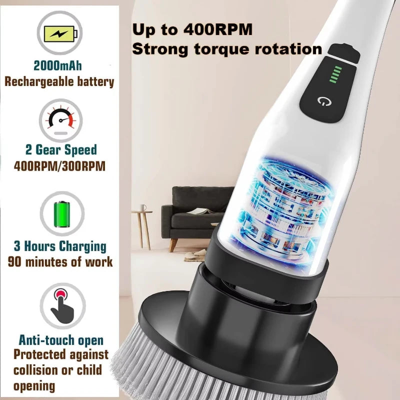 SwiftScrub™ Pro Cordless Cleaning System