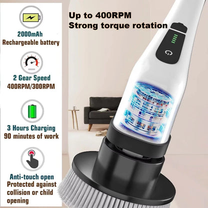 SwiftScrub™ Pro Cordless Cleaning System