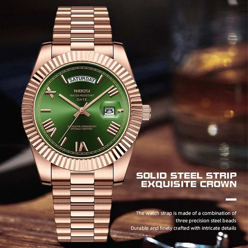 NIBOSI Classic — Quartz Watch for Men