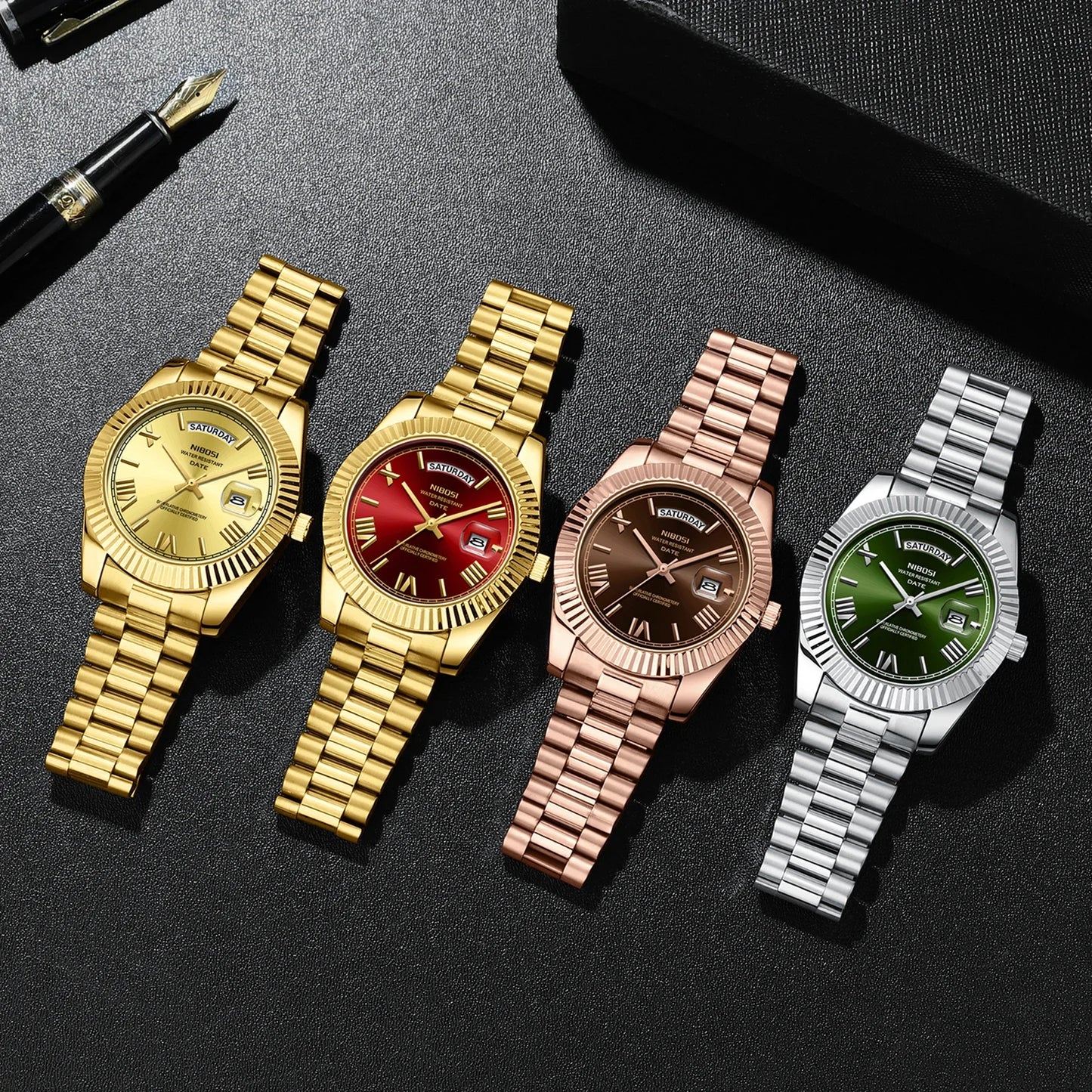 NIBOSI Classic — Quartz Watch for Men
